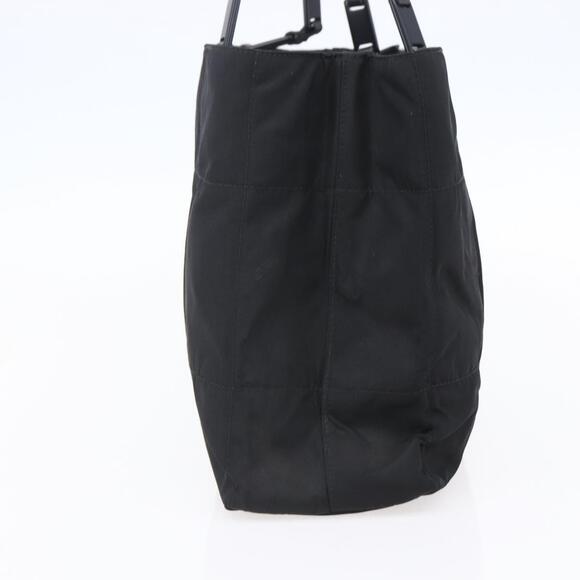 PRADA Tote Bag Nylon Black Silver Auth bs31175 - Picture 4 of 16